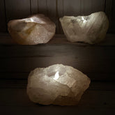 Rose quartz candle holder, tea light holder, succulent planter